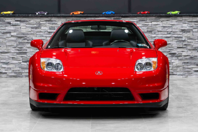 2005 Acura NSX in New Formula Red over Black