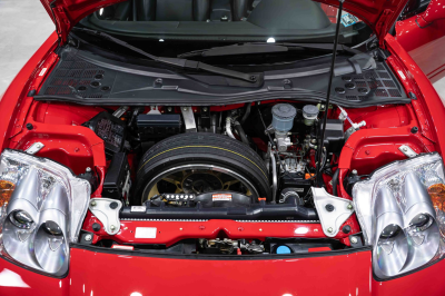 2005 Acura NSX in New Formula Red over Black