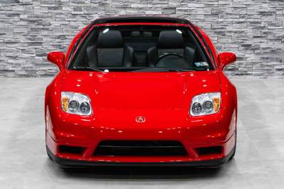 2005 Acura NSX in New Formula Red over Black