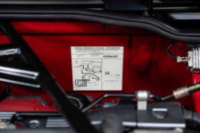 2005 Acura NSX in New Formula Red over Black