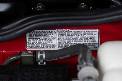 2005 Acura NSX in New Formula Red over Black