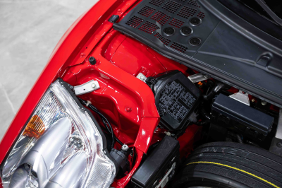2005 Acura NSX in New Formula Red over Black