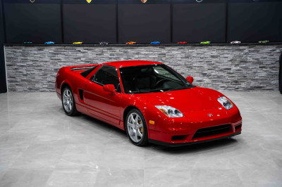 2005 Acura NSX in New Formula Red over Black