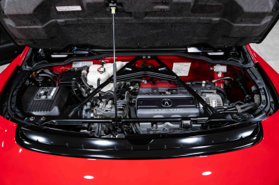 2005 Acura NSX in New Formula Red over Black