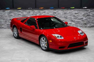 2005 Acura NSX in New Formula Red over Black