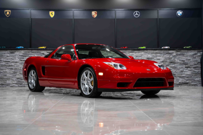 2005 Acura NSX in New Formula Red over Black