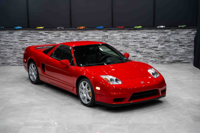 2005 Acura NSX in New Formula Red over Black