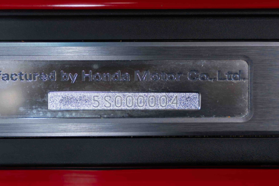 2005 Acura NSX in New Formula Red over Black