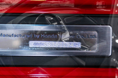 2005 Acura NSX in New Formula Red over Black