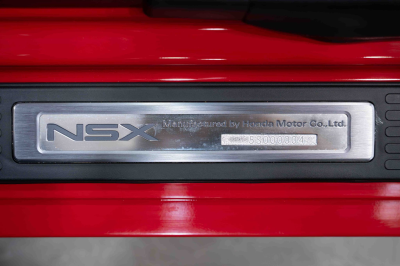 2005 Acura NSX in New Formula Red over Black