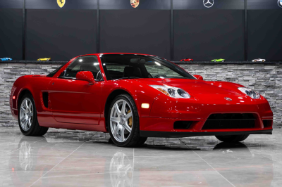 2005 Acura NSX in New Formula Red over Black