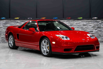 2005 Acura NSX in New Formula Red over Black