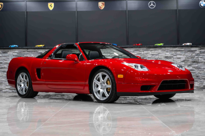 2005 Acura NSX in New Formula Red over Black