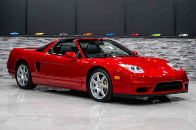 2005 Acura NSX in New Formula Red over Black