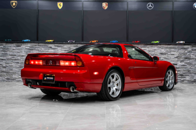 2005 Acura NSX in New Formula Red over Black