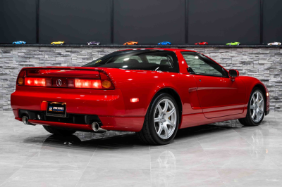 2005 Acura NSX in New Formula Red over Black