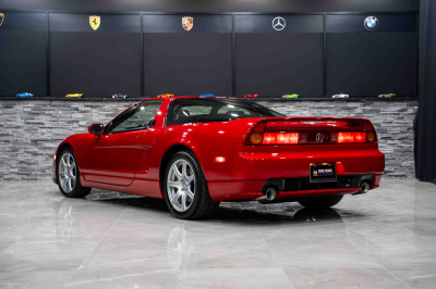 2005 Acura NSX in New Formula Red over Black