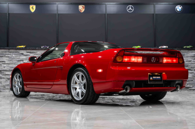 2005 Acura NSX in New Formula Red over Black