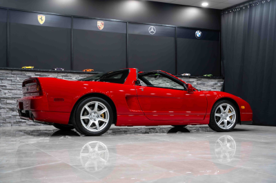 2005 Acura NSX in New Formula Red over Black