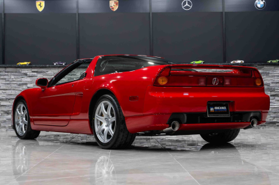 2005 Acura NSX in New Formula Red over Black