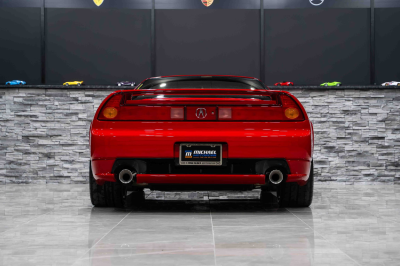 2005 Acura NSX in New Formula Red over Black