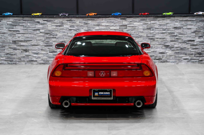 2005 Acura NSX in New Formula Red over Black