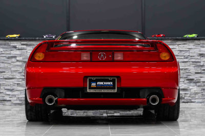 2005 Acura NSX in New Formula Red over Black