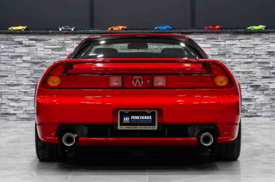 2005 Acura NSX in New Formula Red over Black