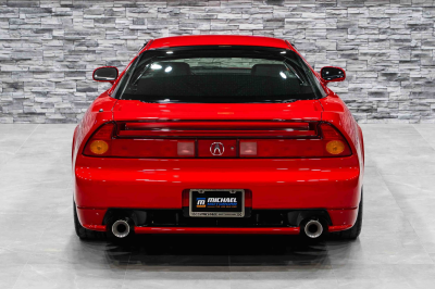 2005 Acura NSX in New Formula Red over Black