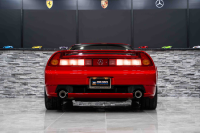 2005 Acura NSX in New Formula Red over Black