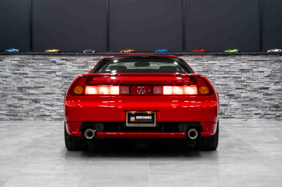 2005 Acura NSX in New Formula Red over Black