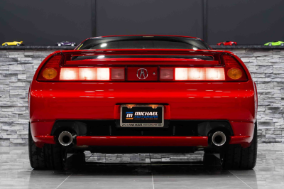 2005 Acura NSX in New Formula Red over Black