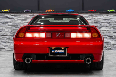 2005 Acura NSX in New Formula Red over Black