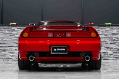 2005 Acura NSX in New Formula Red over Black