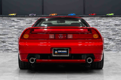 2005 Acura NSX in New Formula Red over Black