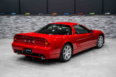 2005 Acura NSX in New Formula Red over Black