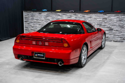 2005 Acura NSX in New Formula Red over Black