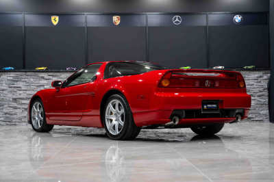 2005 Acura NSX in New Formula Red over Black