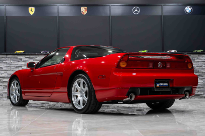 2005 Acura NSX in New Formula Red over Black