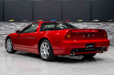 2005 Acura NSX in New Formula Red over Black