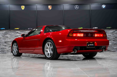 2005 Acura NSX in New Formula Red over Black