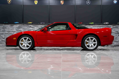 2005 Acura NSX in New Formula Red over Black