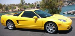 2005 Acura NSX in Rio Yellow over Black
