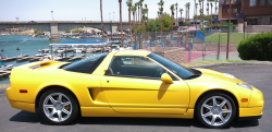 2005 Acura NSX in Rio Yellow over Black
