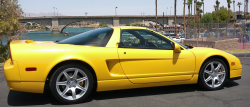 2005 Acura NSX in Rio Yellow over Black