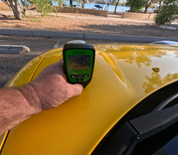 2005 Acura NSX in Rio Yellow over Black