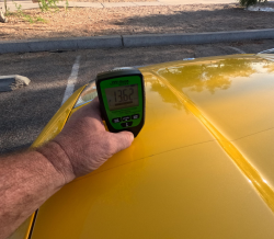 2005 Acura NSX in Rio Yellow over Black