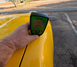 2005 Acura NSX in Rio Yellow over Black