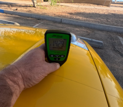 2005 Acura NSX in Rio Yellow over Black