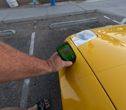 2005 Acura NSX in Rio Yellow over Black